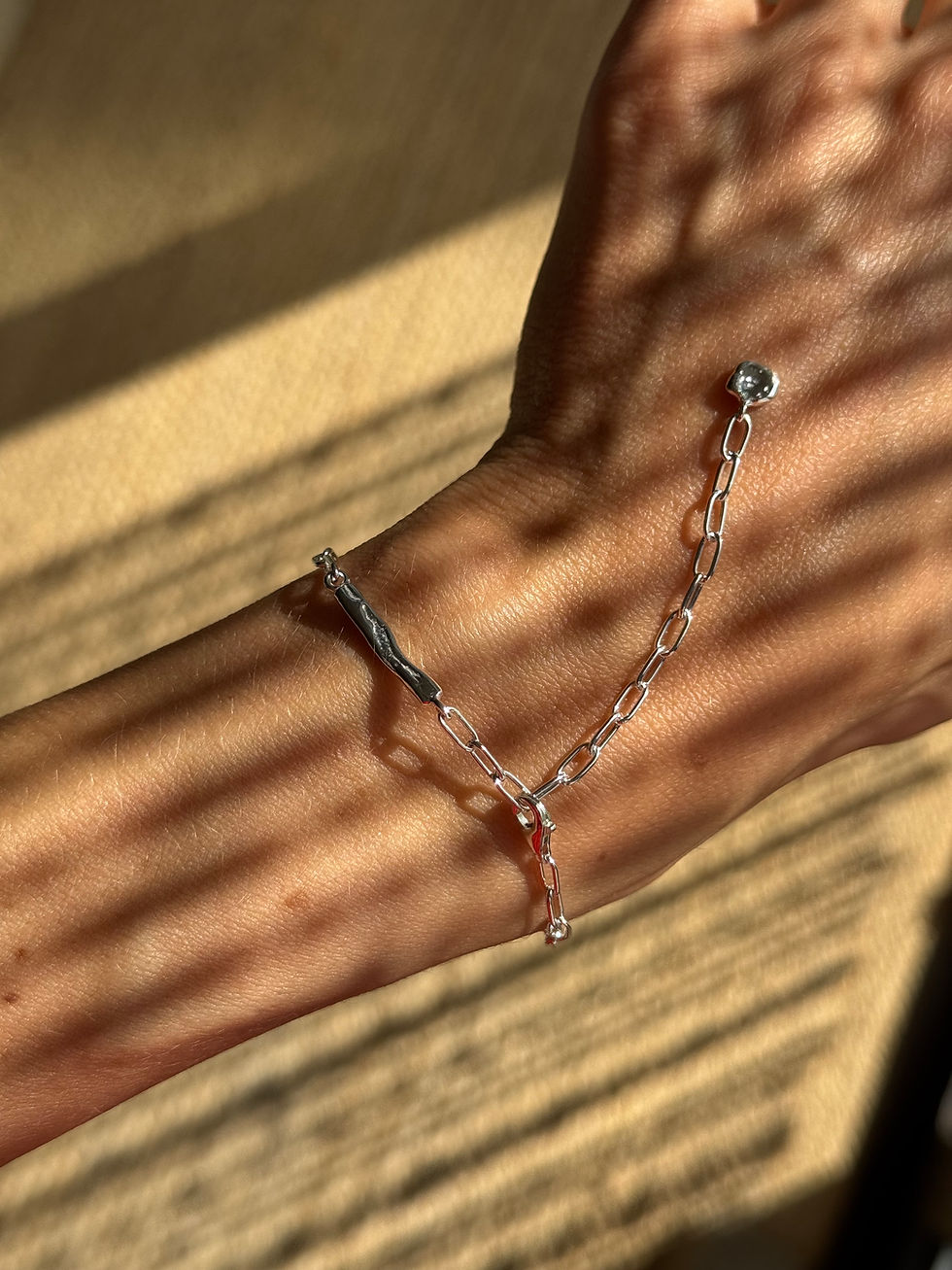 Miniaturbild: adjustable branch & tile bracelet