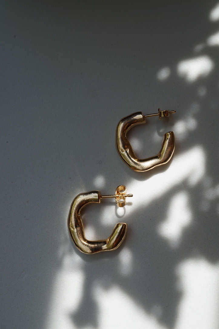 Miniaturbild: branch hoop earrings bold