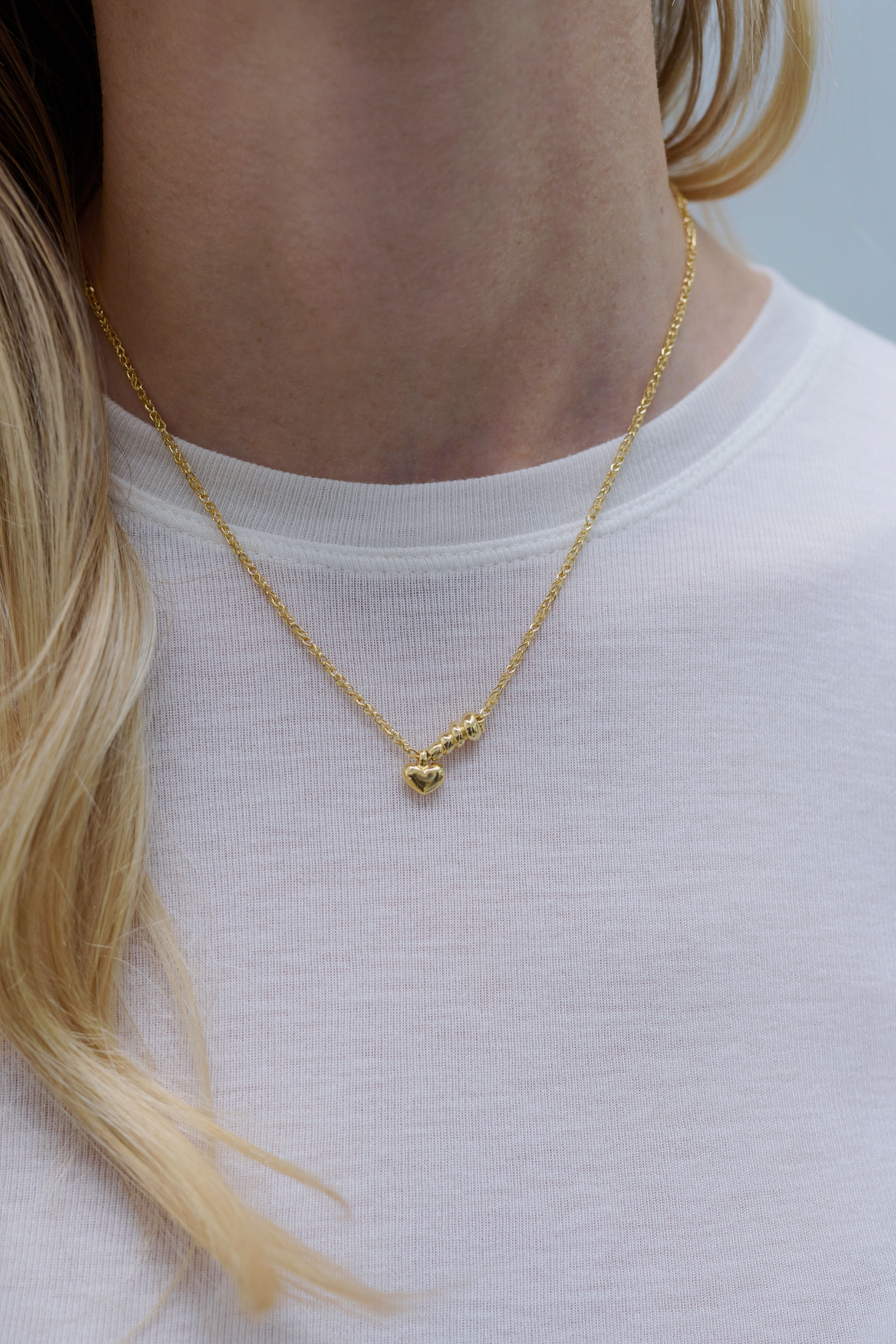 heart/shell necklace