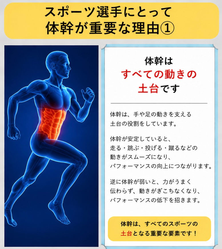 体幹の重要性