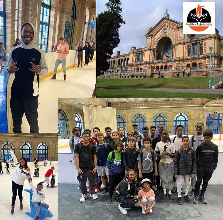Thanks to Haringey Local Authority, we were able to take a group of our  young people on an ice skating adventure, at Alexandra Palace!