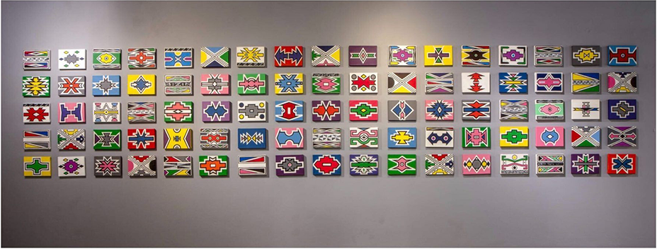 Esther Mahlangu 85 exhibition at The Melrose Gallery