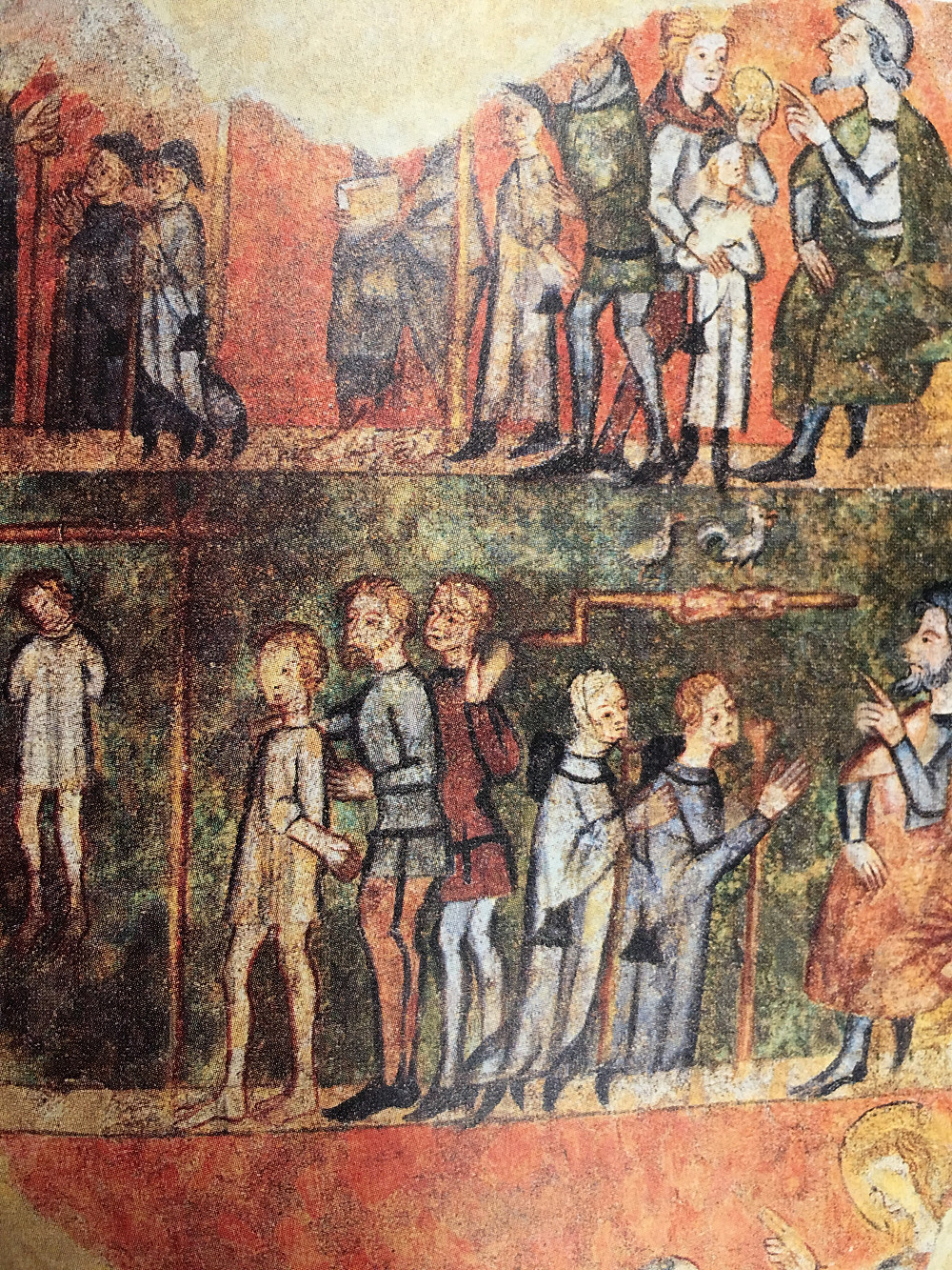 Peinture murale de l'ancien couvent des Jacobins de Saint-Flour