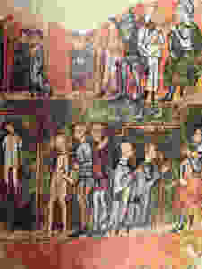 Peinture murale de l'ancien couvent des Jacobins de Saint-Flour