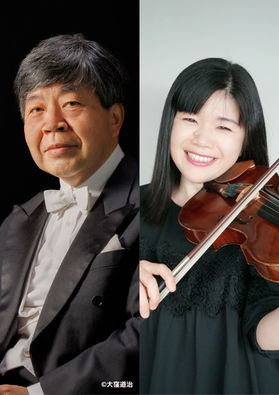 指揮：高関健（首席指揮者）  ヴァイオリン：岡田清香​（首席2ndヴァイオリン奏者）