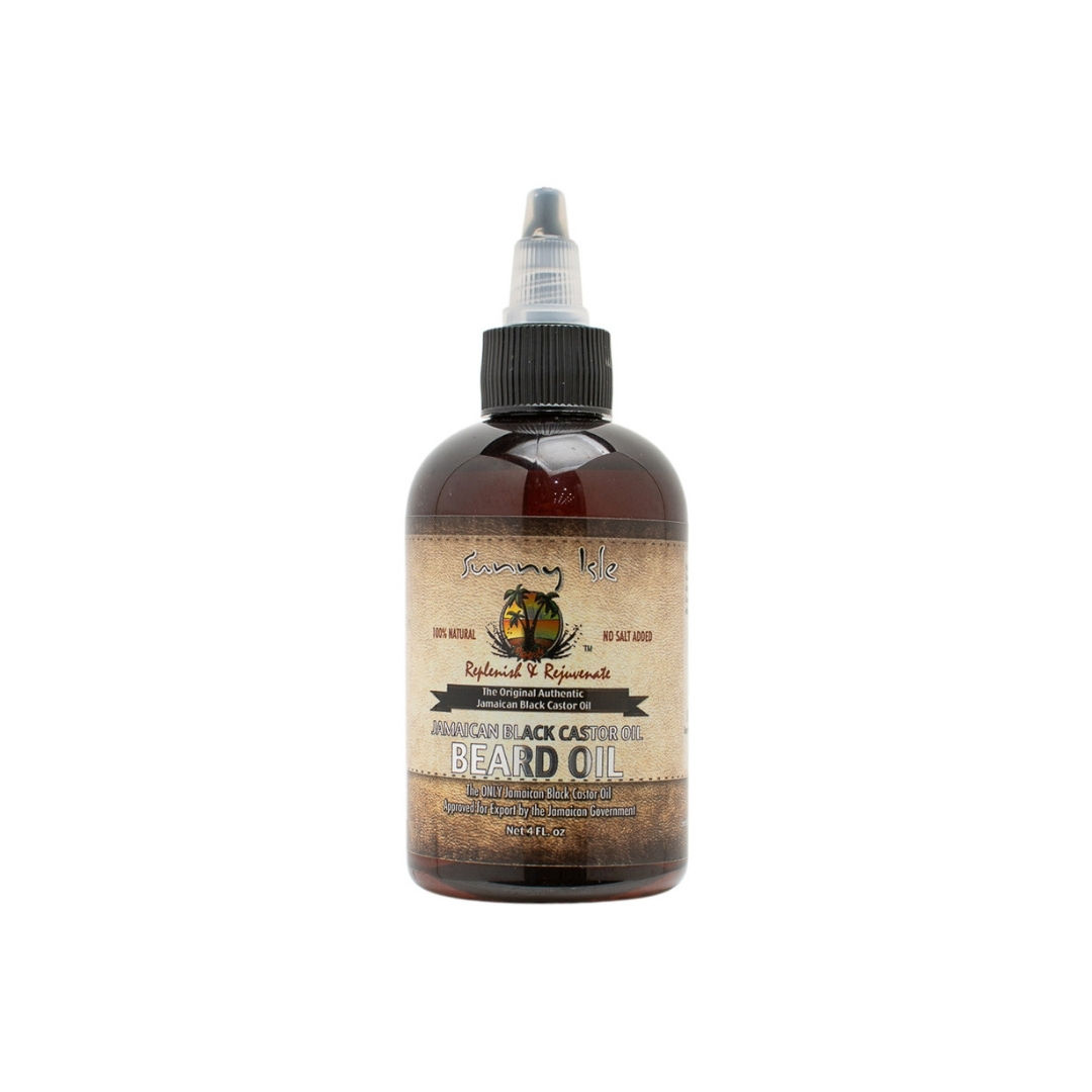 Sunny Isle Jamaican Black Castor Oil Beard Oil- 4Oz