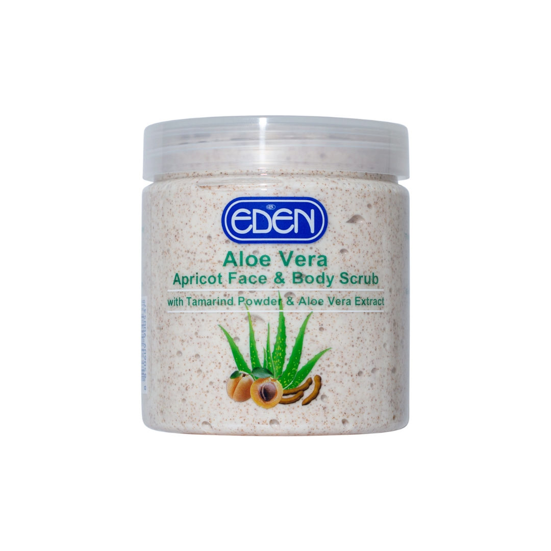 Eden Aloe Vera / Apricot Face & Body Scrub- 500G