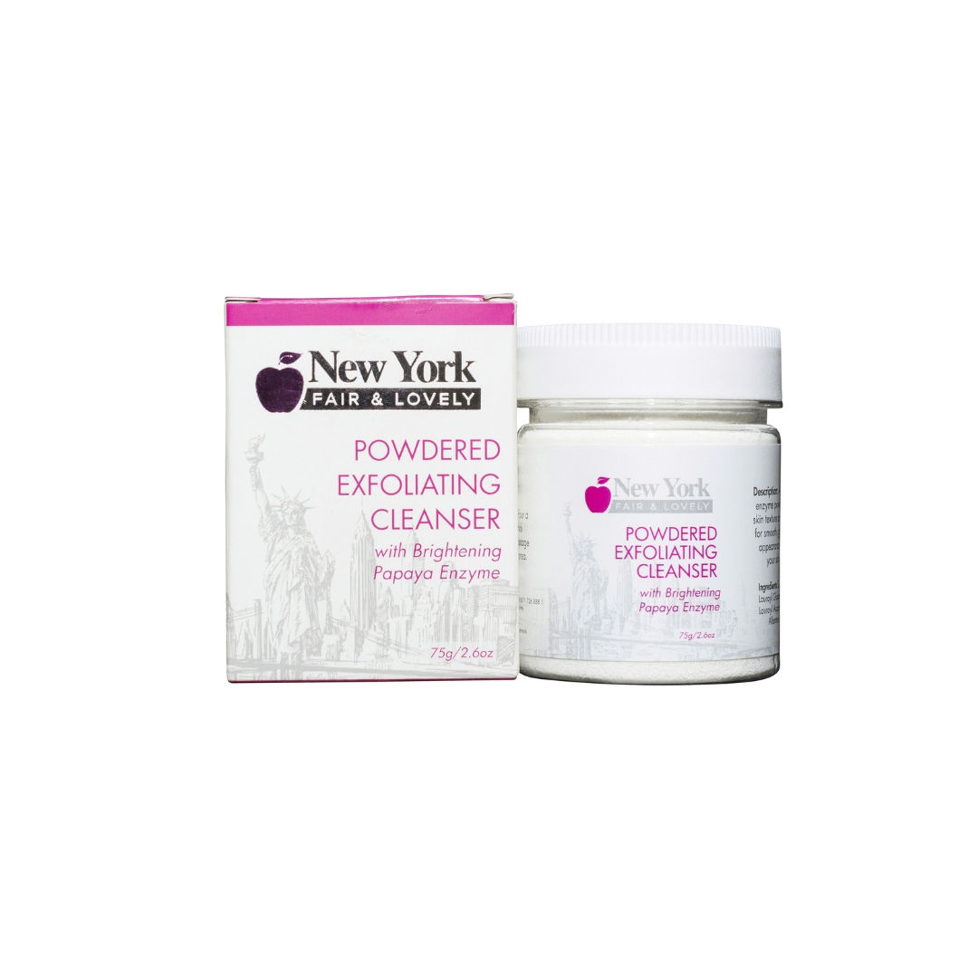 NEW YORK FAIR & LOVELY POWDERED EXFOLIATING CLEANSER WITH PAPAYA ENZYME 75G