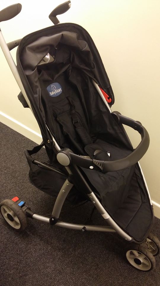babystart 3 wheeler pushchair