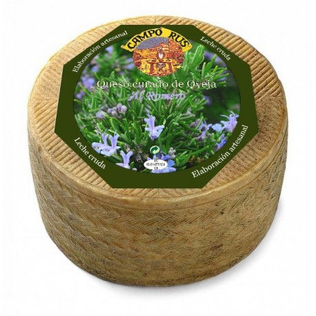 Queso curado de oveja al romero 25€/k