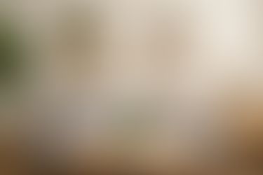 Salón moderno con estanterías flotantes modernas de madera clara sobre sofá gris