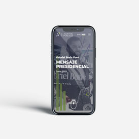 Sitio mobile del Mensaje Presidencial 2023