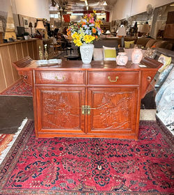 Rosewood Carved Cabinet