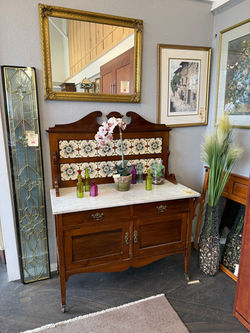 Vintage Washstand with cabinet