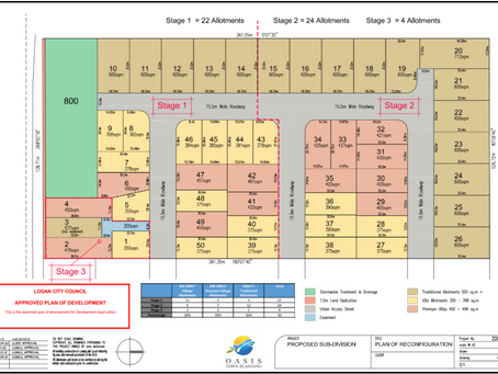 Approved Residential Subdivision (1 into 50 Lots) in Logan City