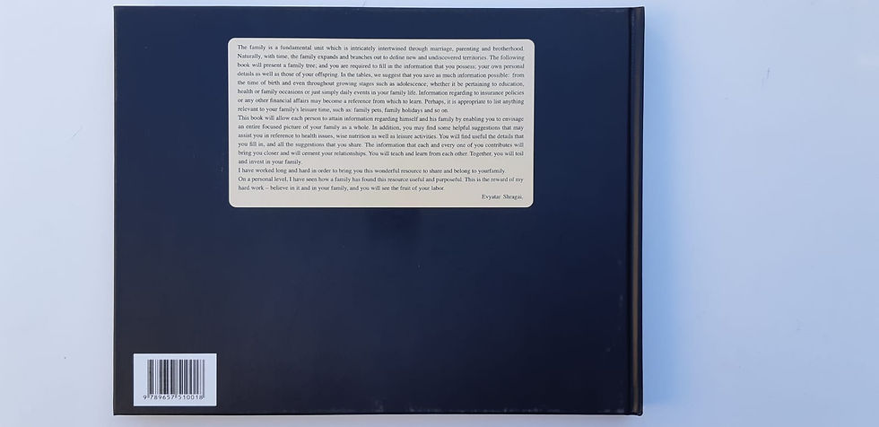 Thumbnail: The Family Book Organizer With Family Tree Ideal Gift For Every Holiday & Event