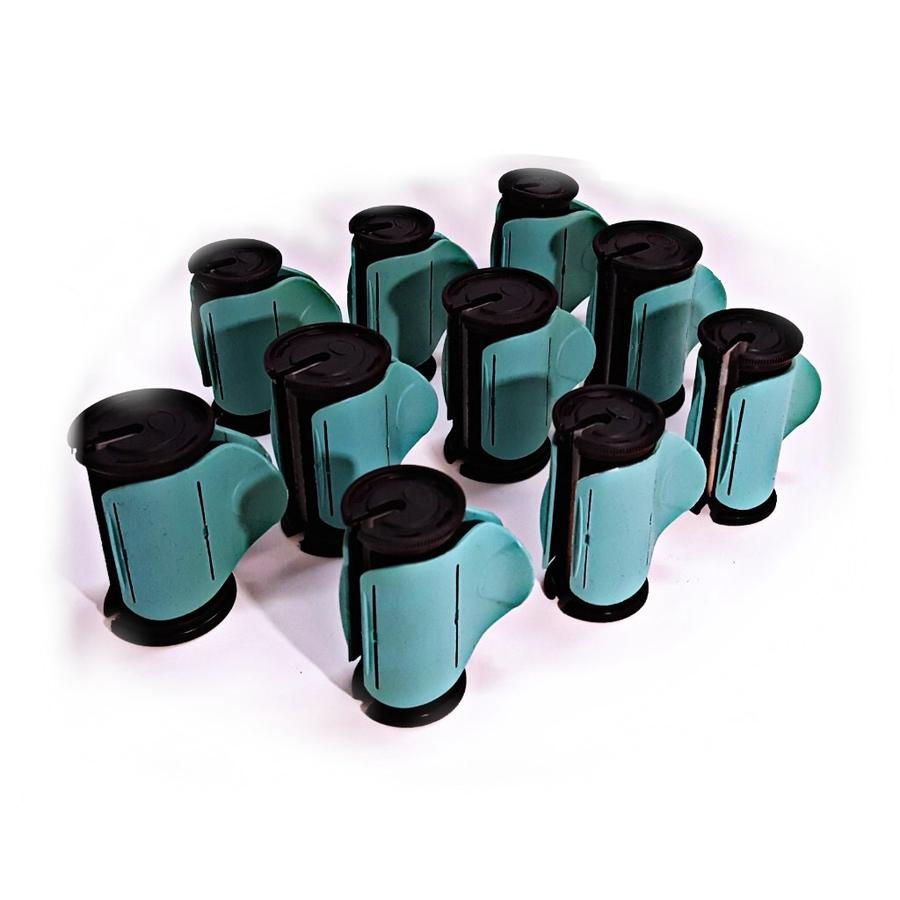 Thumbnail: ISO Beauty Diamond Collection 10pc Pearl Ceramic Hair Hot Rollers Set