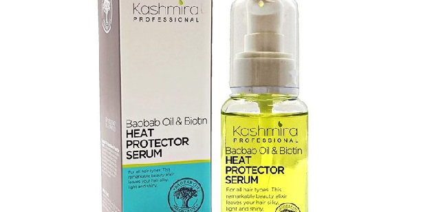 Ultimate Protection with Kashmira Baobab Oil & Biotin Heat Protector Hair Serum
