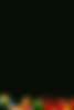 row of colorful abstract blocks on black background