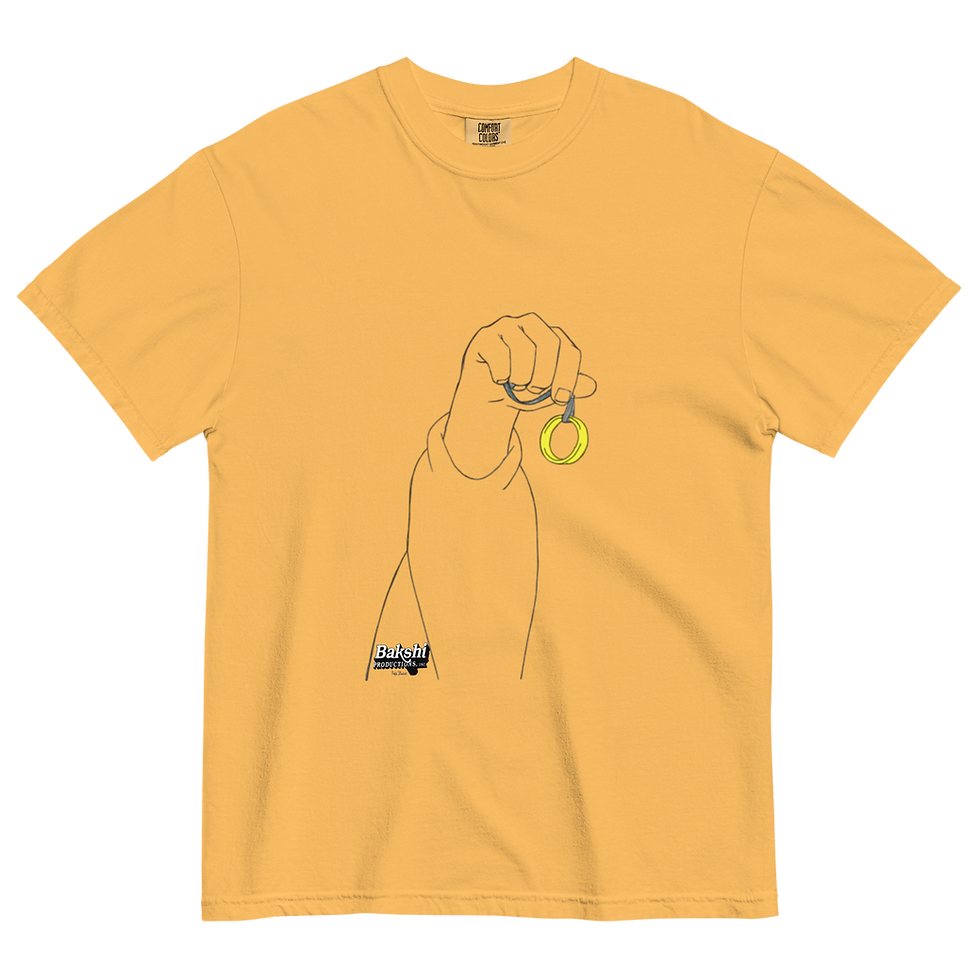 Thumbnail: The One Ring Unisex garment-dyed heavyweight t-shirt