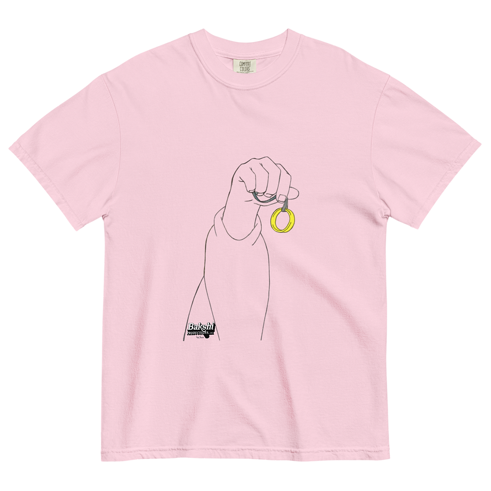 Thumbnail: The One Ring Unisex garment-dyed heavyweight t-shirt