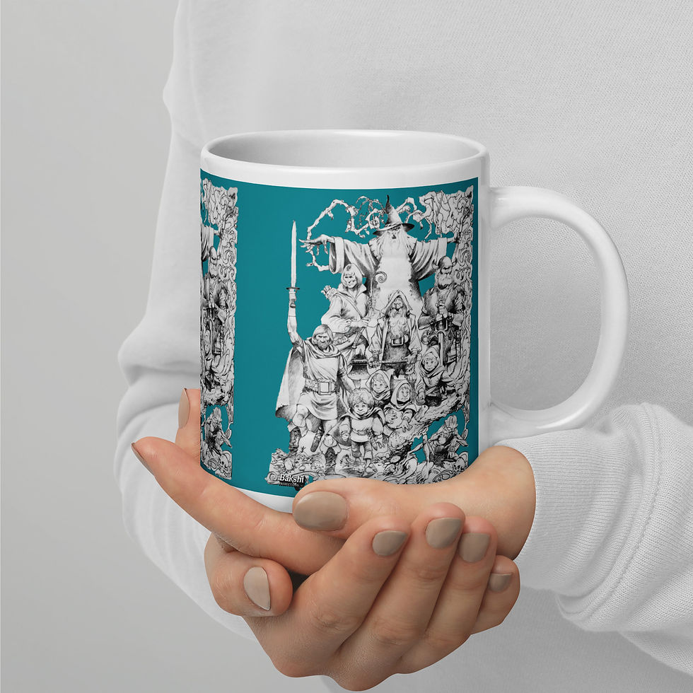 Thumbnail: Blue LOTR glossy mug
