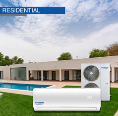 Residential air conditioning systems are designed for cooling and dehumidifying the air in homes.