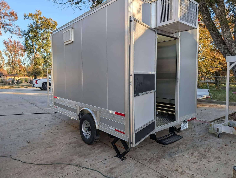 Thumbnail: 12ft Argentine Grill Kitchen Trailer