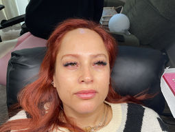 Freshly done and looking like they were made for her.