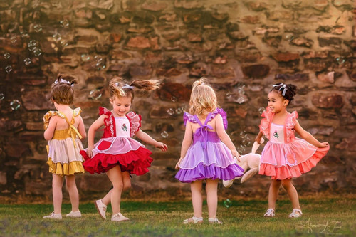 Rose Pinafore Dress | mini-boho