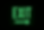 Green "EXIT" sign with arrow pointing right on a black background, indicating direction for exit.