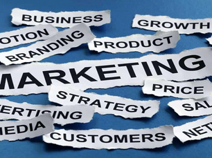 inbound and outbound marketing strategy concept showing key elements like branding advertising and business growth