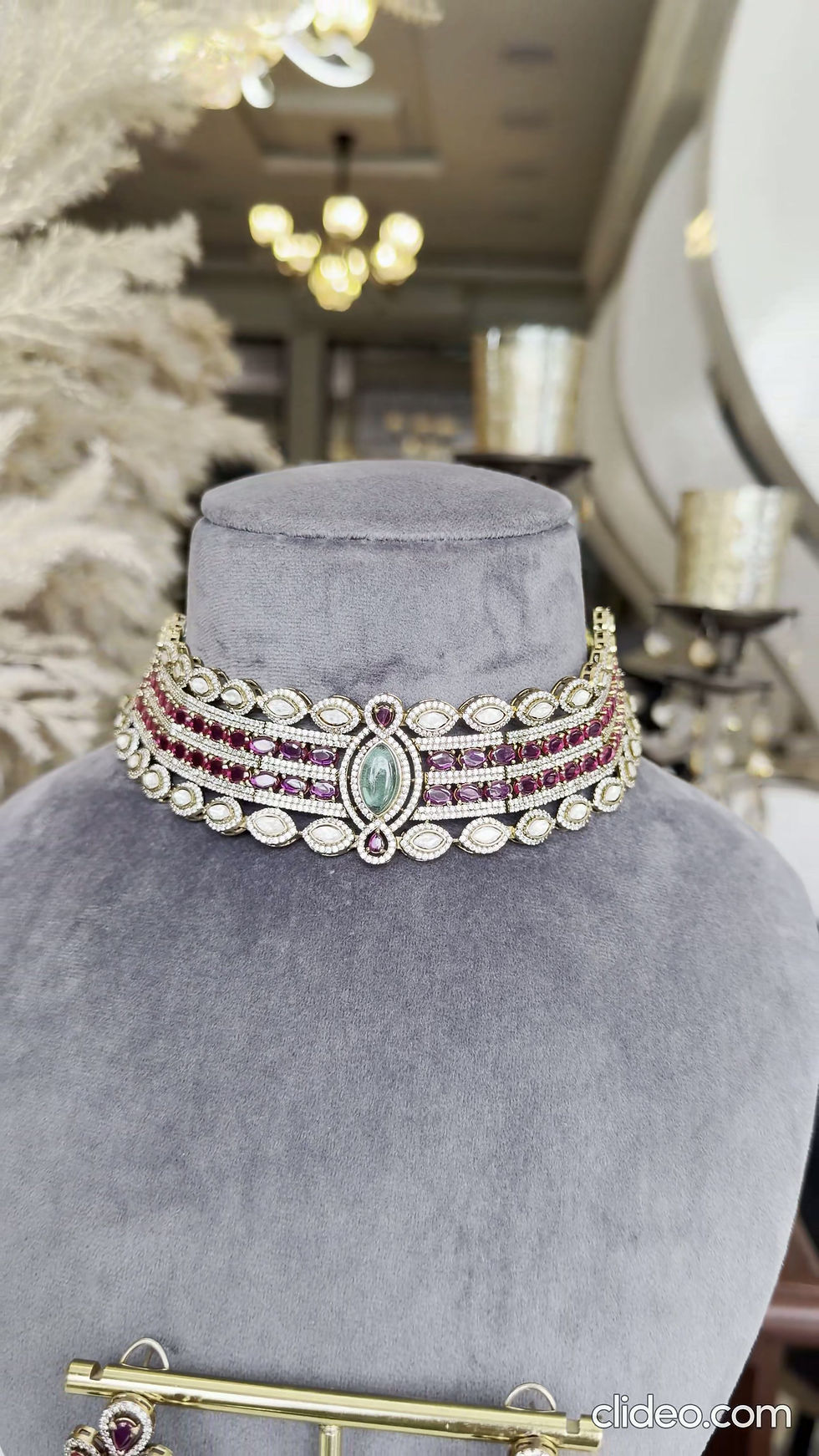 Thumbnail: Emerald Ruby Royale Choker Set