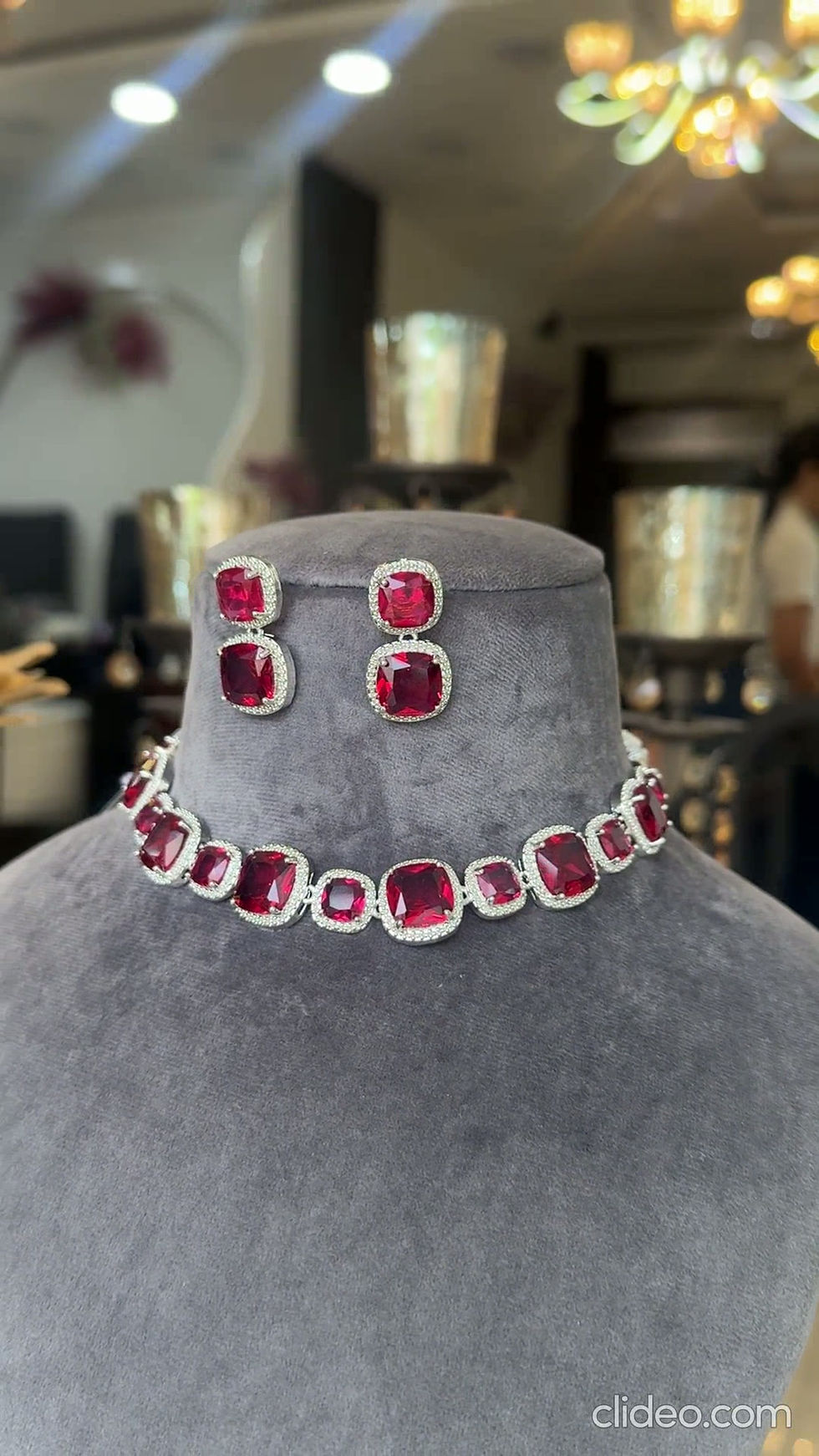 Thumbnail: Ruby Radiance Choker Set