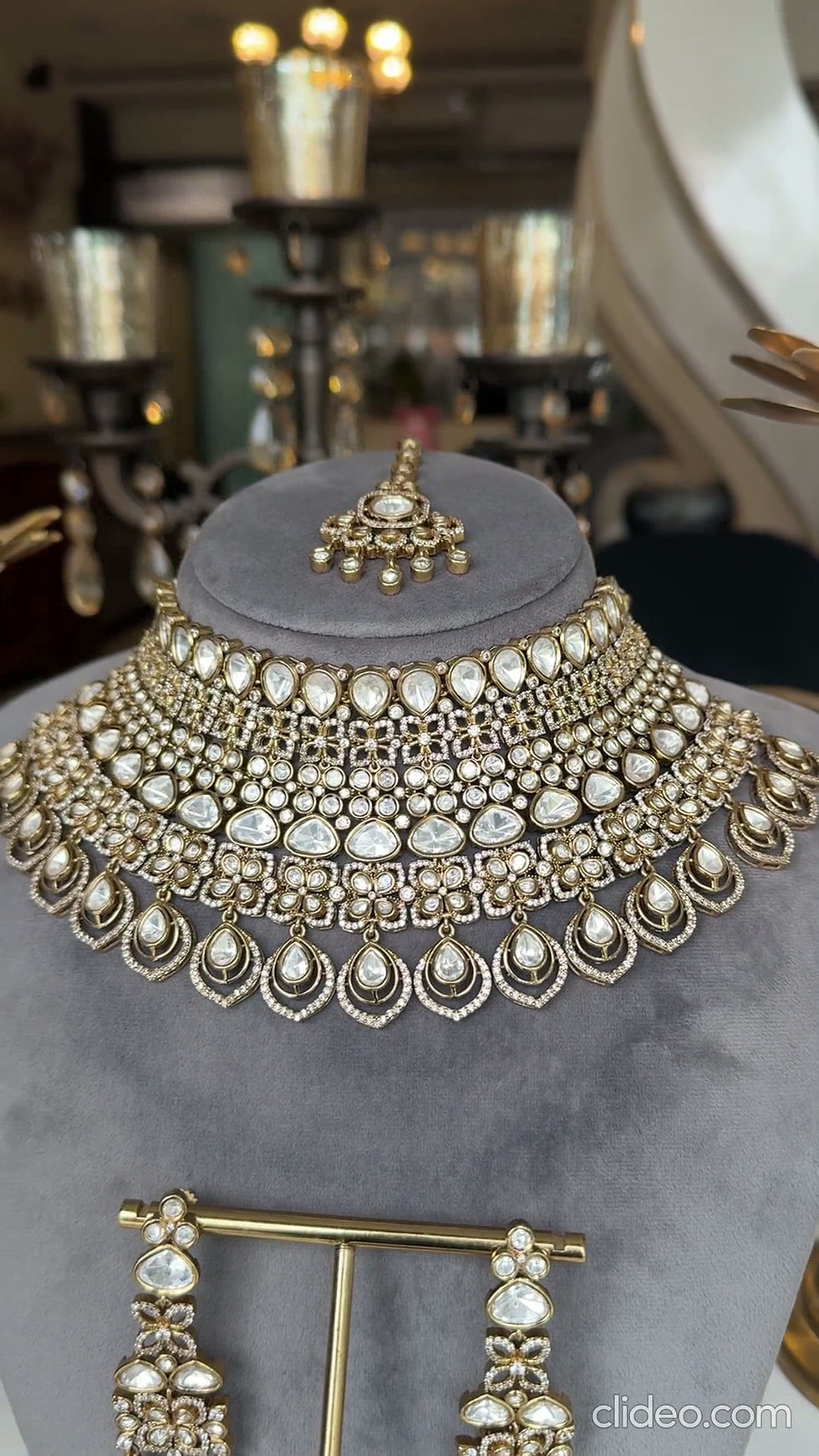 Thumbnail: Rajwada Noor kundan Choker Set