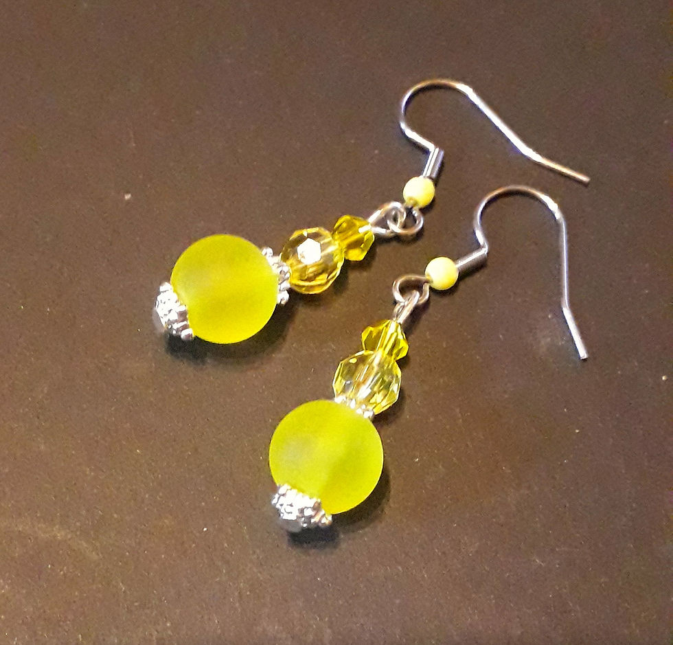 Miniature : Boucles d'oreilles 4 perles