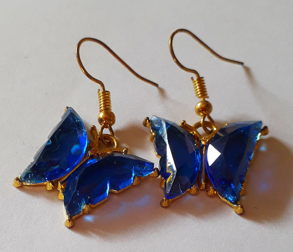 Thumbnail: Boucles d'oreilles papillon