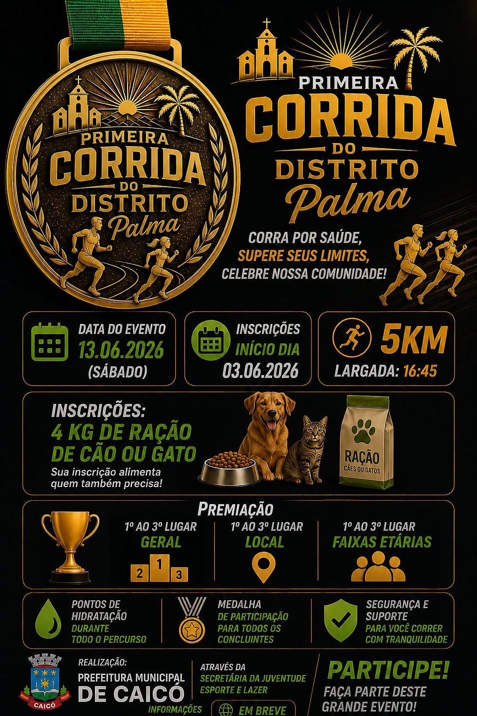 1ª CORRIDA DO DISTRITO PALMA