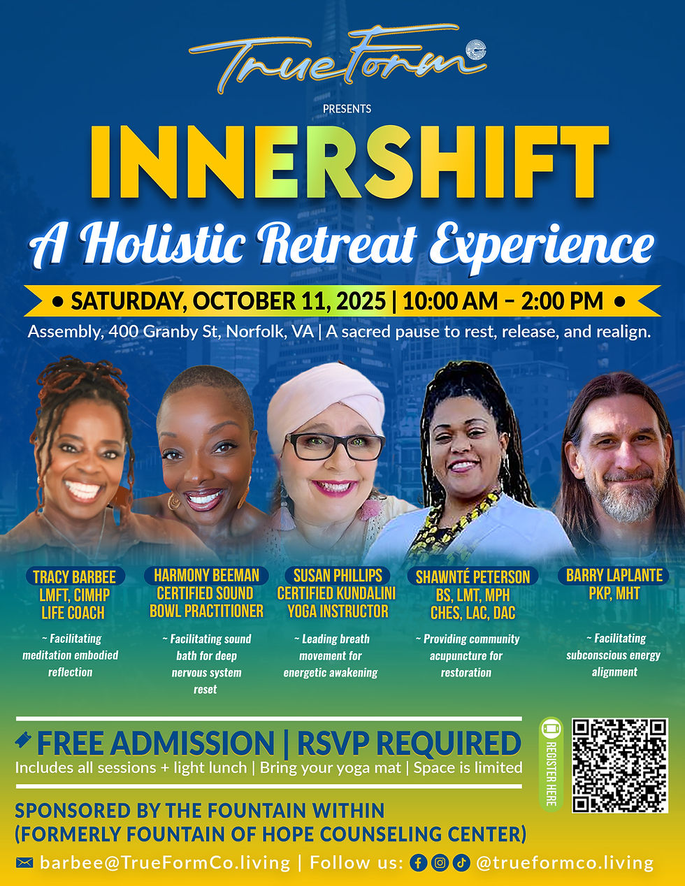 TrueForm Presents: InnerShift – A Return to Center