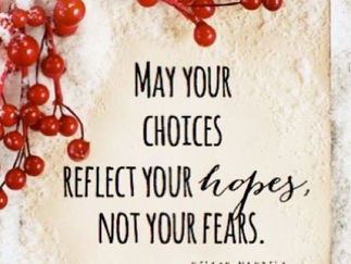 Choices create destinies