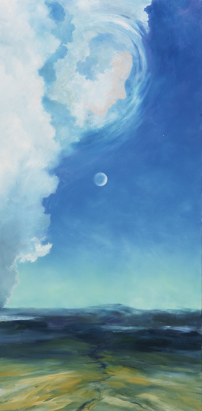 Sky, Moon and Earth with Lady