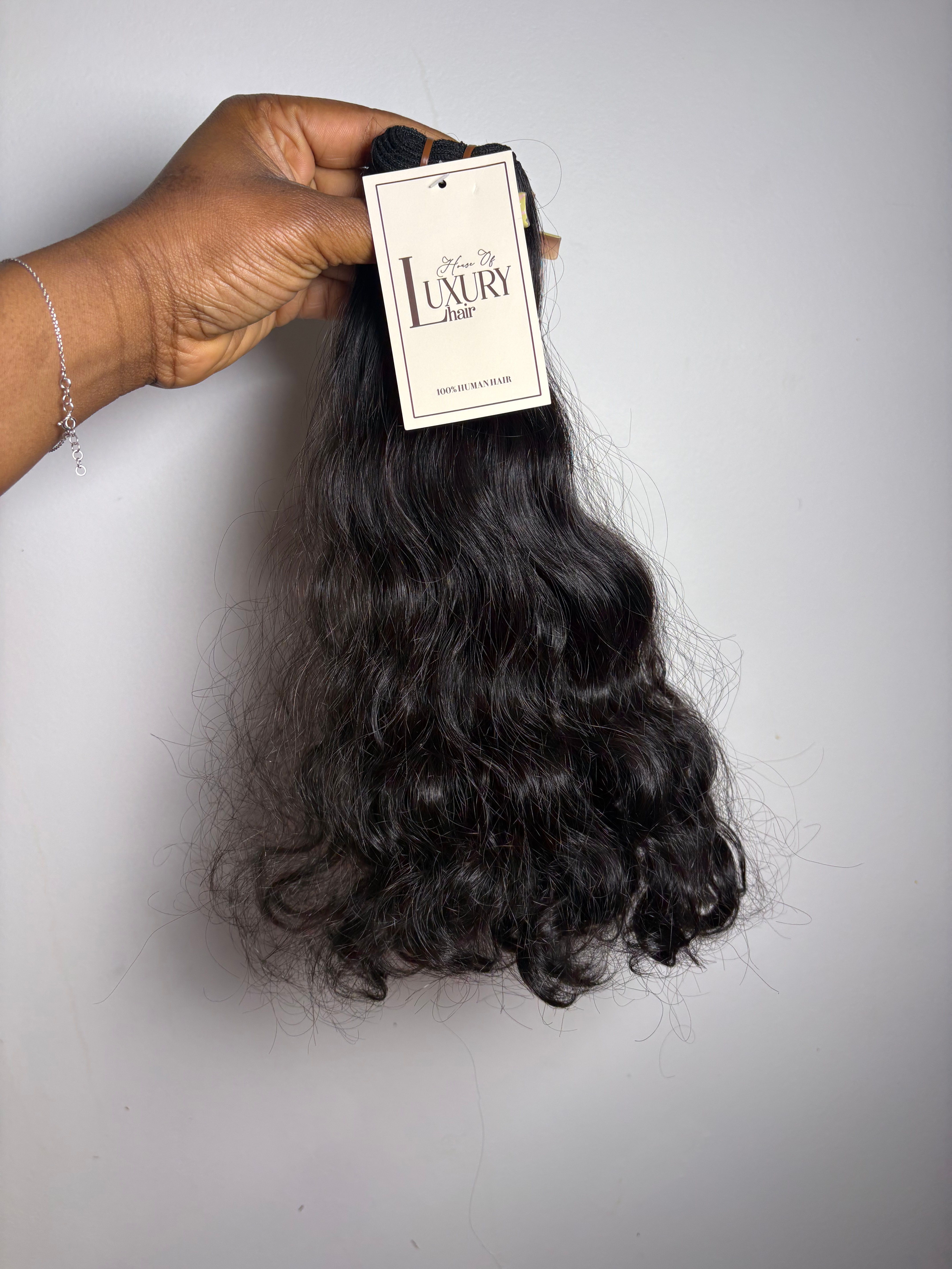 BOUNCY DOUBLE DRAWN INDIEN RAW HAIR