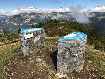 Orientation Table at Le Prarion