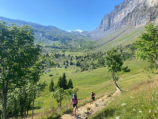 Looking back towards Refuge Alfred Wills