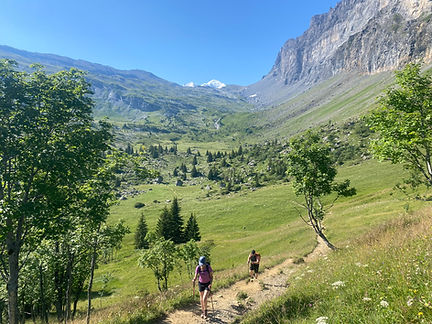 Looking back towards Refuge Alfred Wills