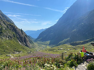 View from Refuge de la Pierre a Berard