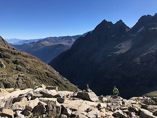 Towards Col de Salenton