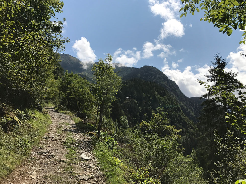 Trail to the Chalet de la Fontaine