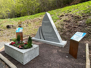 Monument for the Roc de Fiz Sanatorium landslide