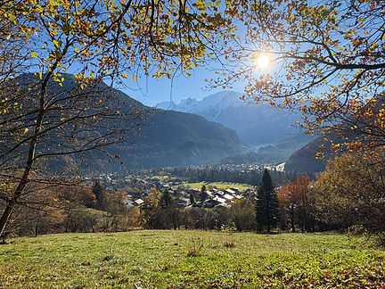 Servoz in Autumn